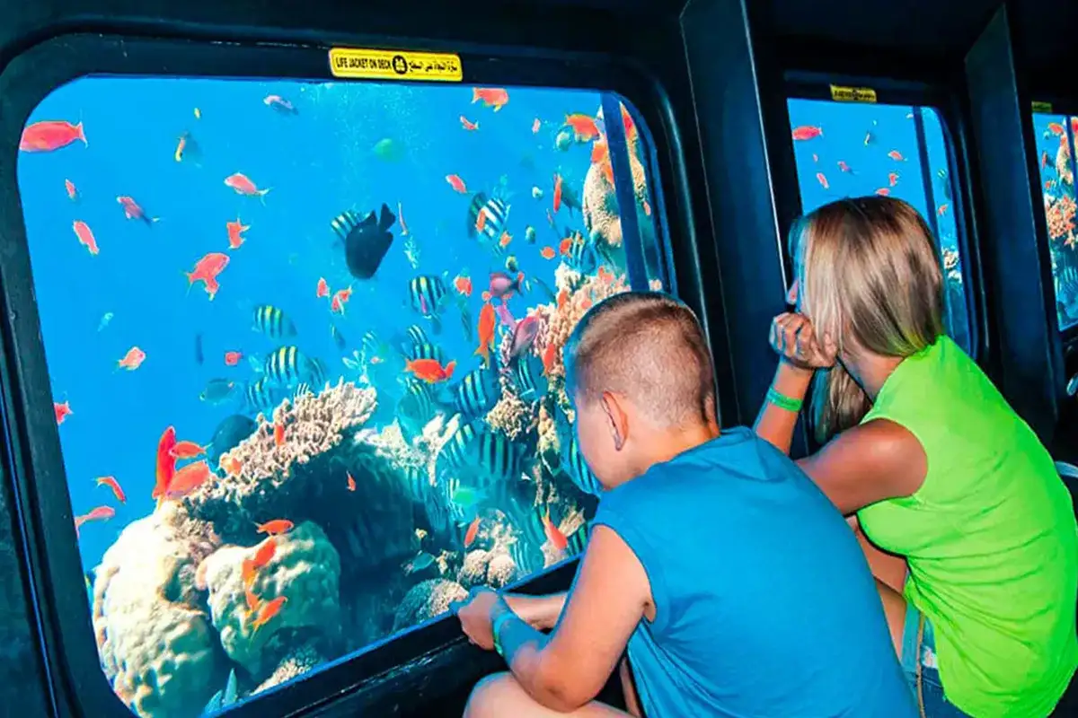 Łódź ze szklanym dnem Hurghada – podwodny świat bez nurkowania